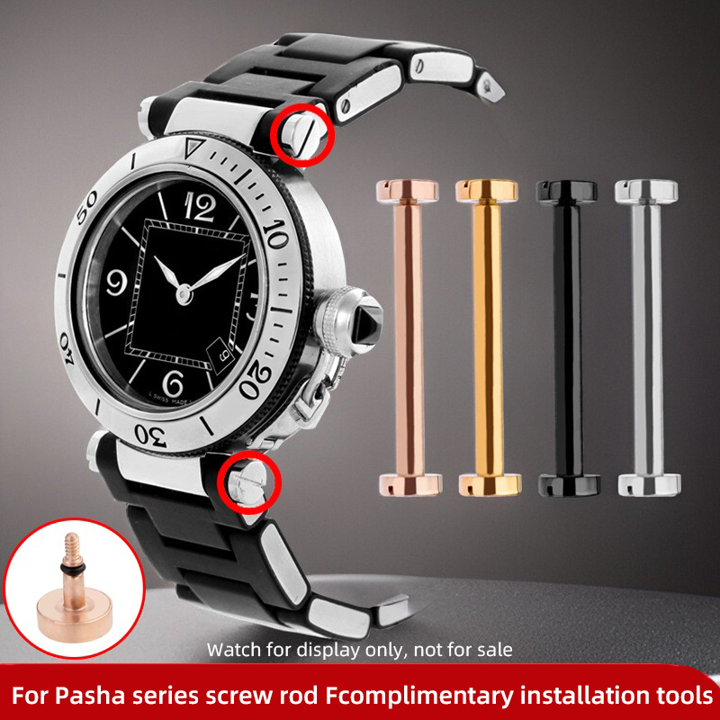 Women'S Accessories Cartier - 男性と女性のための接続レザーストラップ,時計アクセサリー,カルティエパシャ,w3140003,w31077u2シリーズ