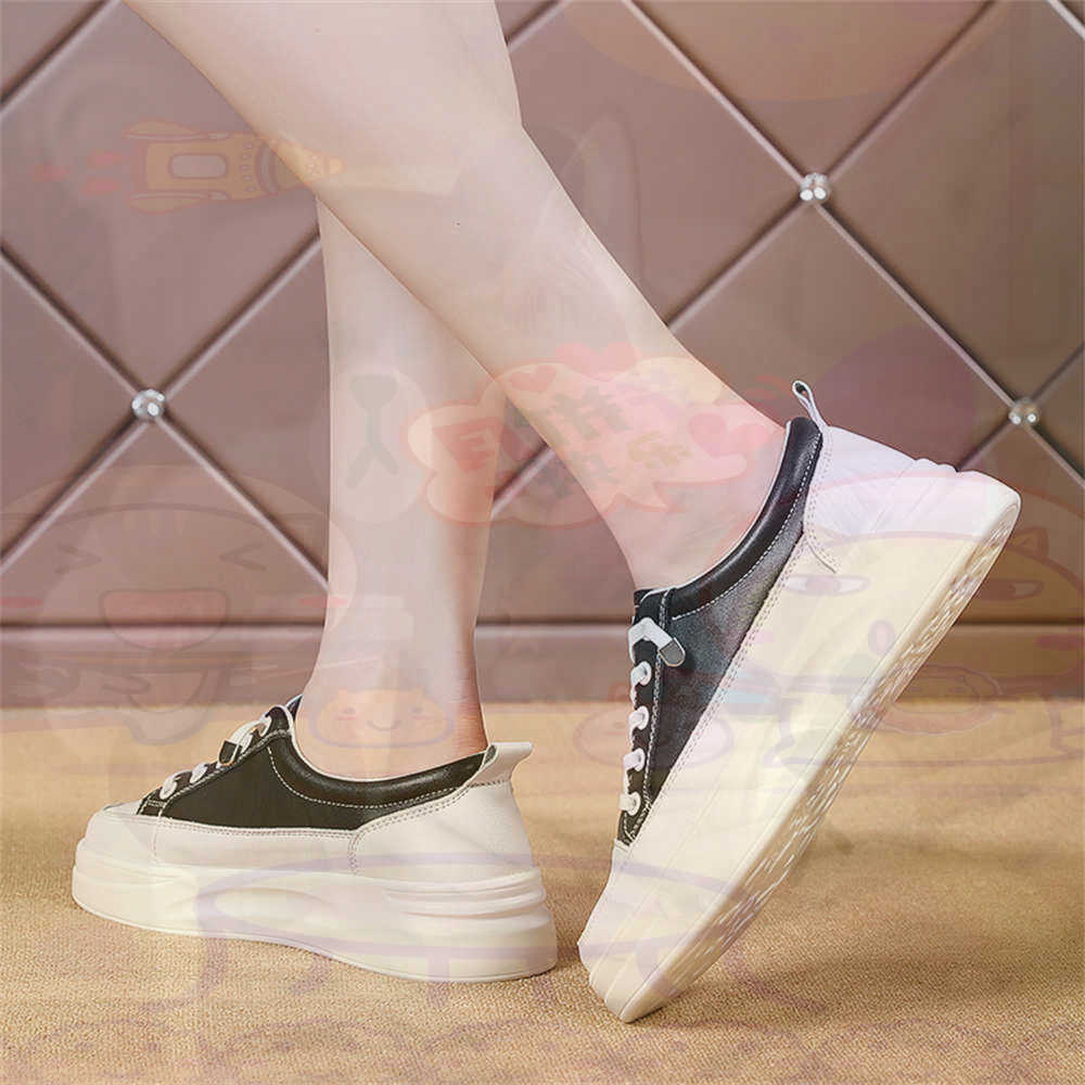 Women Accessories Brand Name Ideas - レースアップ分厚いローファー女性スケートボードスポーツシューズバスケットスニーカーリアルポータ​​ブルニュース Beskets Teni 高品質