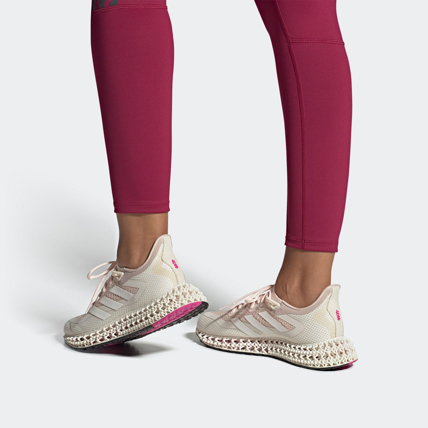 Women'S Accessories Adidas - アディダス 4D FWD シューズ ユニセックス クッション性ランニングシューズ