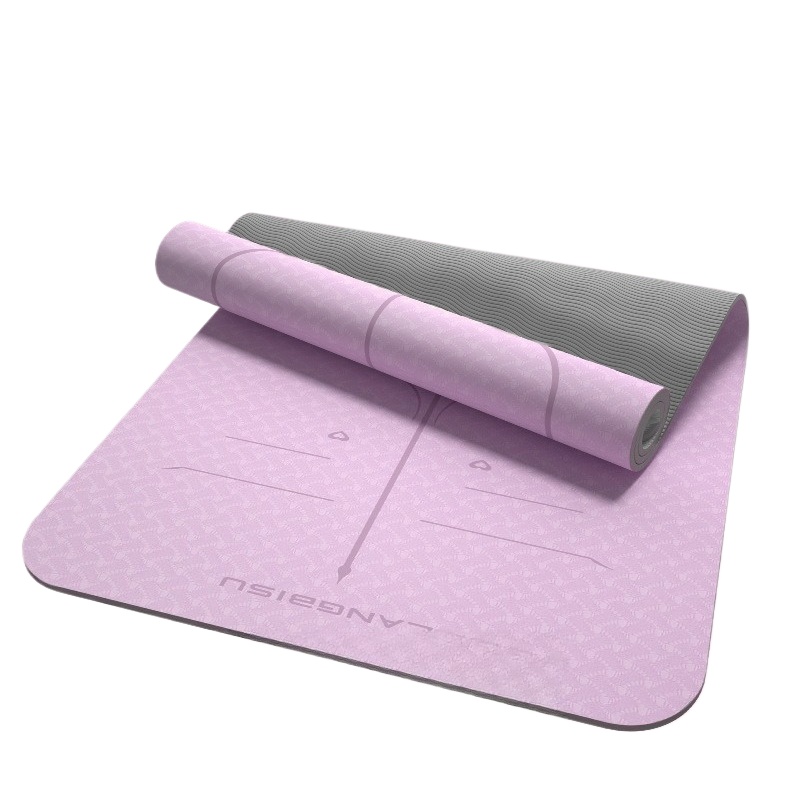 Women'S Exercise Accessories - 初心者向けTPEヨガマット、超ワイド、超ロング、超厚、滑り止め、室内エクササイズ、家庭用、女性用ダンスフィットネスフロアマット