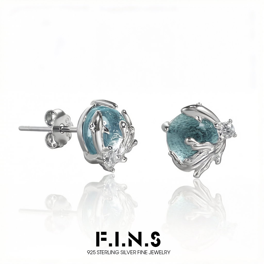 F.I.N.S エレガント S925 スターリングシルバー  - Statement Earrings Oversized のレビューと価格