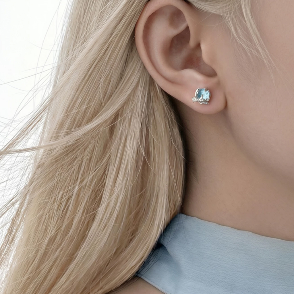 F.I.N.S エレガント S925 スターリングシルバー  - Statement Earrings Oversized のレビューと価格