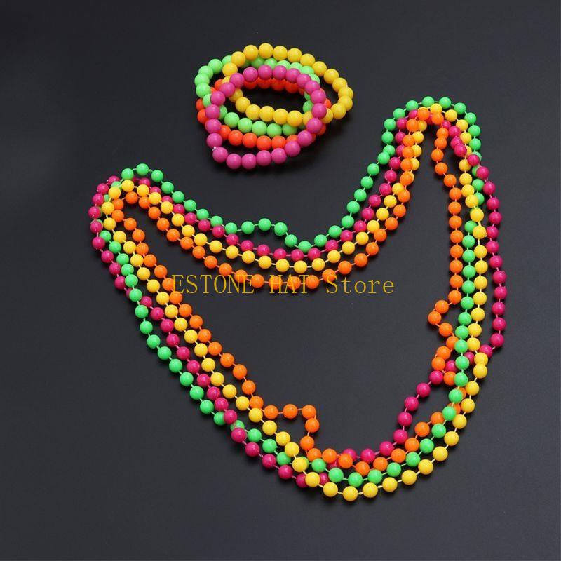 49MF 女性ガールズ 80 年代仮装アクセサリーネオン指な - Women'S Accessories In The 80S のレビューと価格