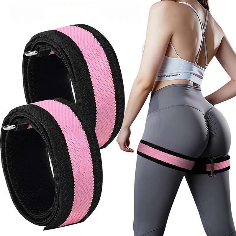 レディースヒップレジスタンスバンド - ピンクのアクセサリー - Women'S Exercise Accessories のレビューと価格
