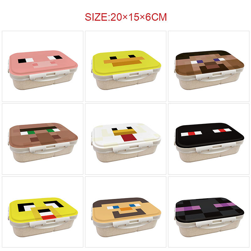 Minecrafted 3ピース日本風断熱ランチボックス、取 - Women Accessories Box のレビューと価格