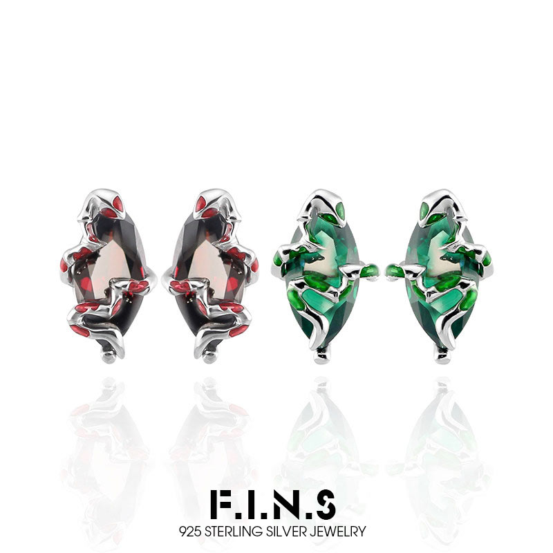 女性用F.I.S-S925スターリングシルバースネークピアス - Statement Earrings Oversized のレビューと価格