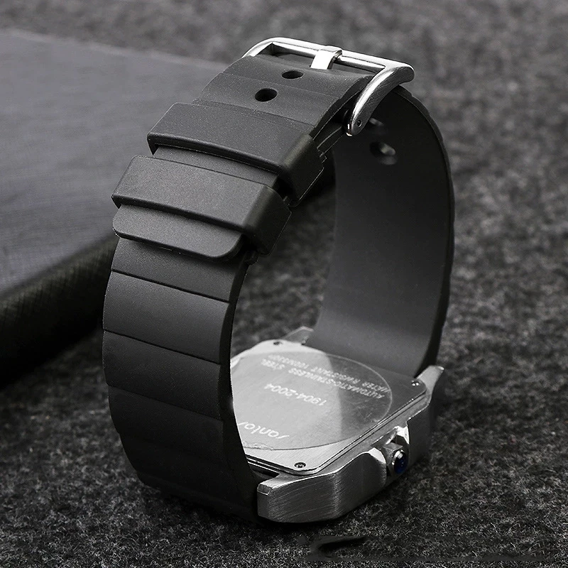 ソフトラバー時計ストラップカルティエサンドスサントス 100 - Women'S Accessories Cartier のレビューと価格