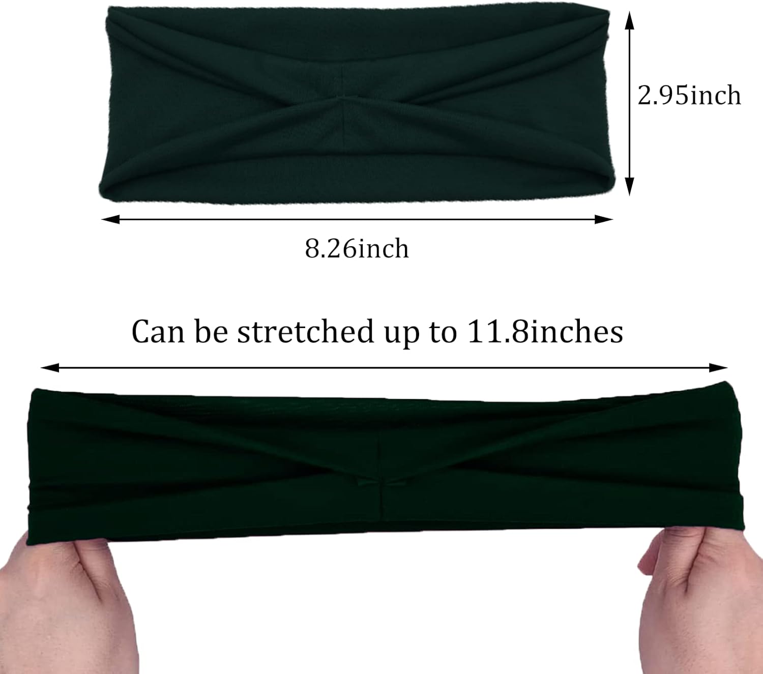 新しいソリッドカラーの弾性ヘアバンドヨガエクササイズ吸汗ヘッ - Women'S Exercise Accessories のレビューと価格