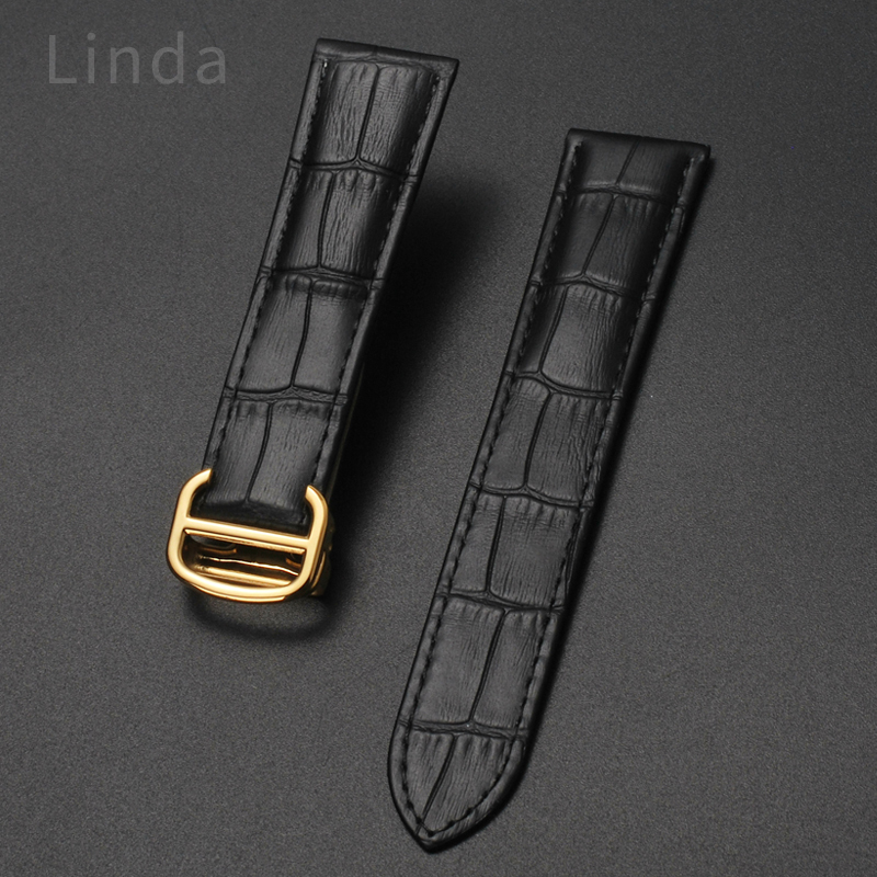 男性と女性のための本革の時計バンド,抗アレルギー,防汗,柔軟 - Women'S Accessories Cartier のレビューと価格