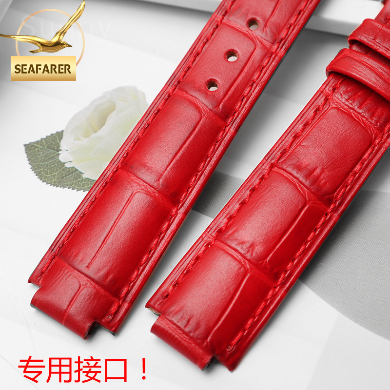 本革時計ストラップタンクカルティエブルーバルーン男性と女性の - Women'S Accessories Cartier のレビューと価格