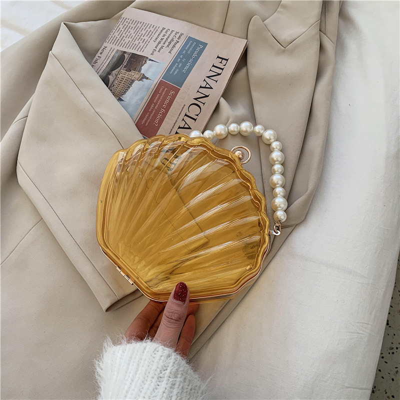 2026 女性用アクリルシェルクラッチバッグ 透明キャンディ - Women'S Accessories Purse のレビューと価格