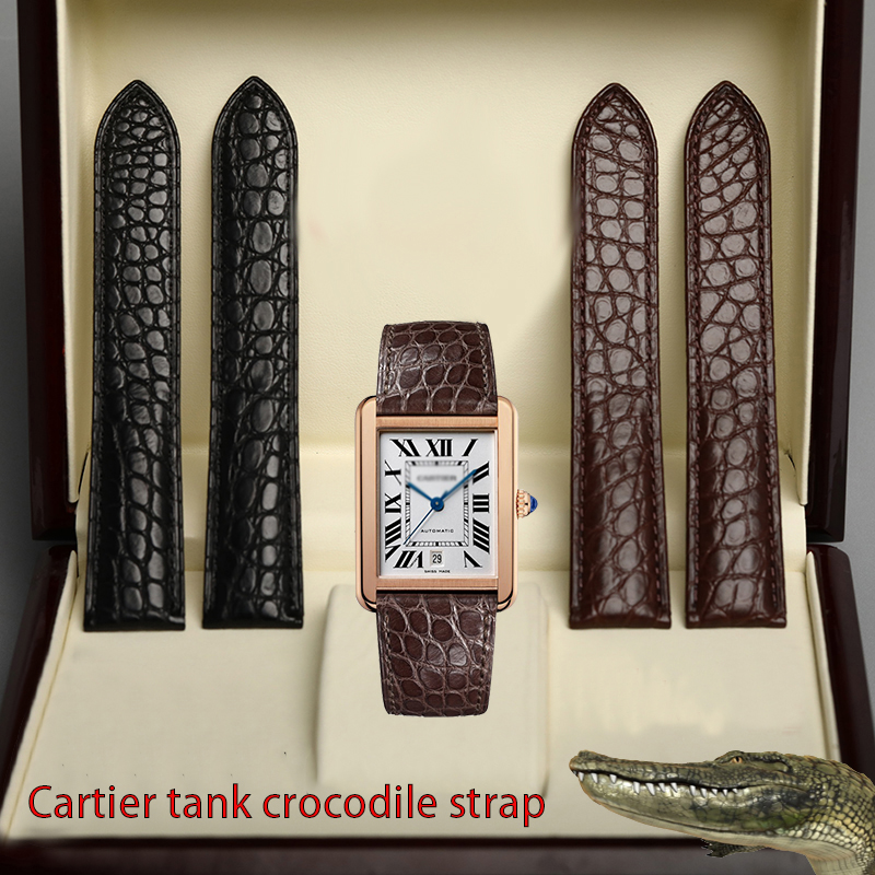 男性と女性のためのアリゲーターストラップの交換、青、紫、灰色 - Women'S Accessories Cartier のレビューと価格