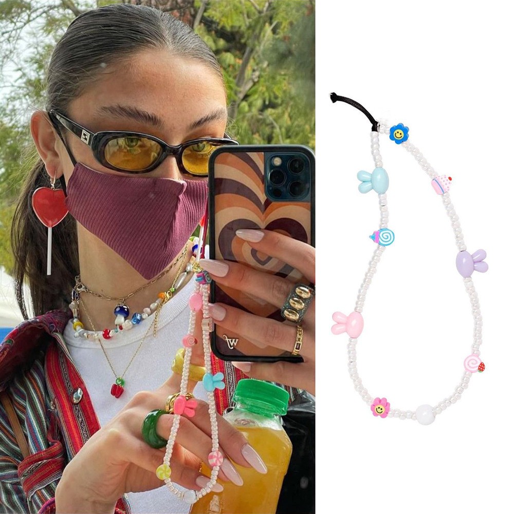 Hlook-ウサギの電話ストラップ,女性用,携帯電話ストラッ - Women'S Y2K Accessories のレビューと価格