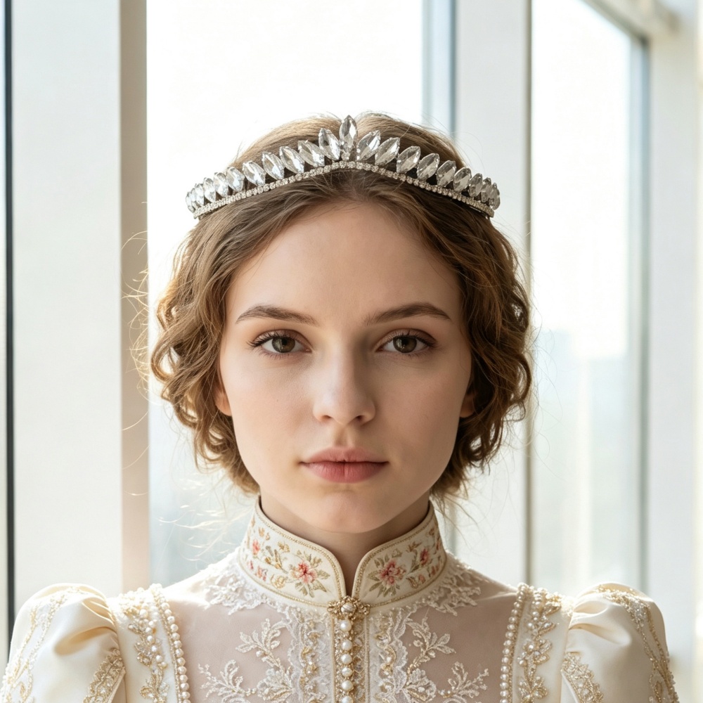 ミニマリストクリスタルウェディングヘアティアラブライダル女性 - Women Accessories For Wedding のレビューと価格