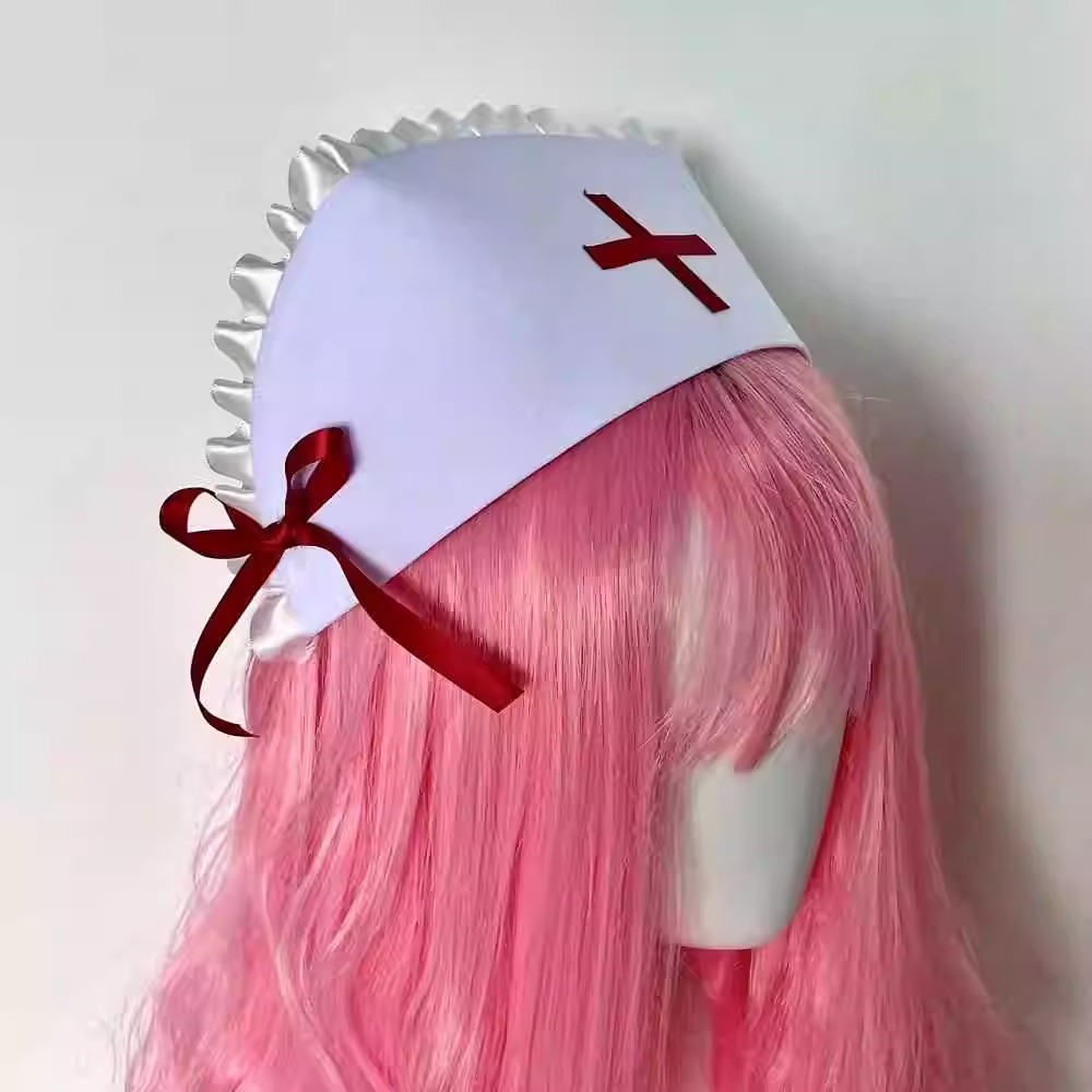 コスプレナースキャップ帽子アクセサリー小道具 y2k ガール - Women'S Y2K Accessories のレビューと価格